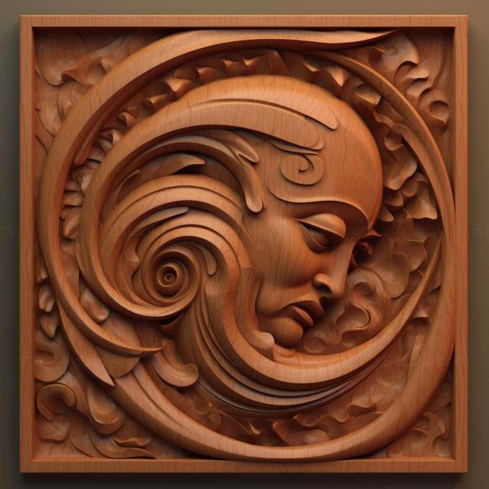 Patterns and decorations (SON 1, PATTERN_741) 3D models for cnc
